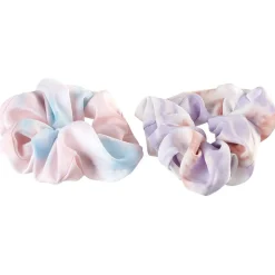 2 chouchous imprimé tie & dye