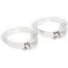 2 colliers de serrage acier zingué - Ø25 à 40 mm