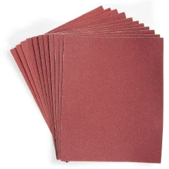 12 Feuilles Abrasives en Corindon - 230 x 280 mm