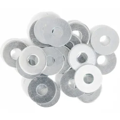 20 rondelles plates larges acier zingué Ø6 mm