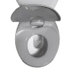Abattant WC 2 en 1 gris