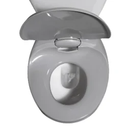 Abattant WC 2 en 1 gris