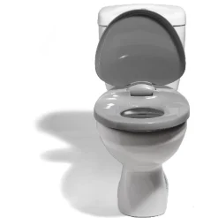 Abattant WC 2 en 1 gris
