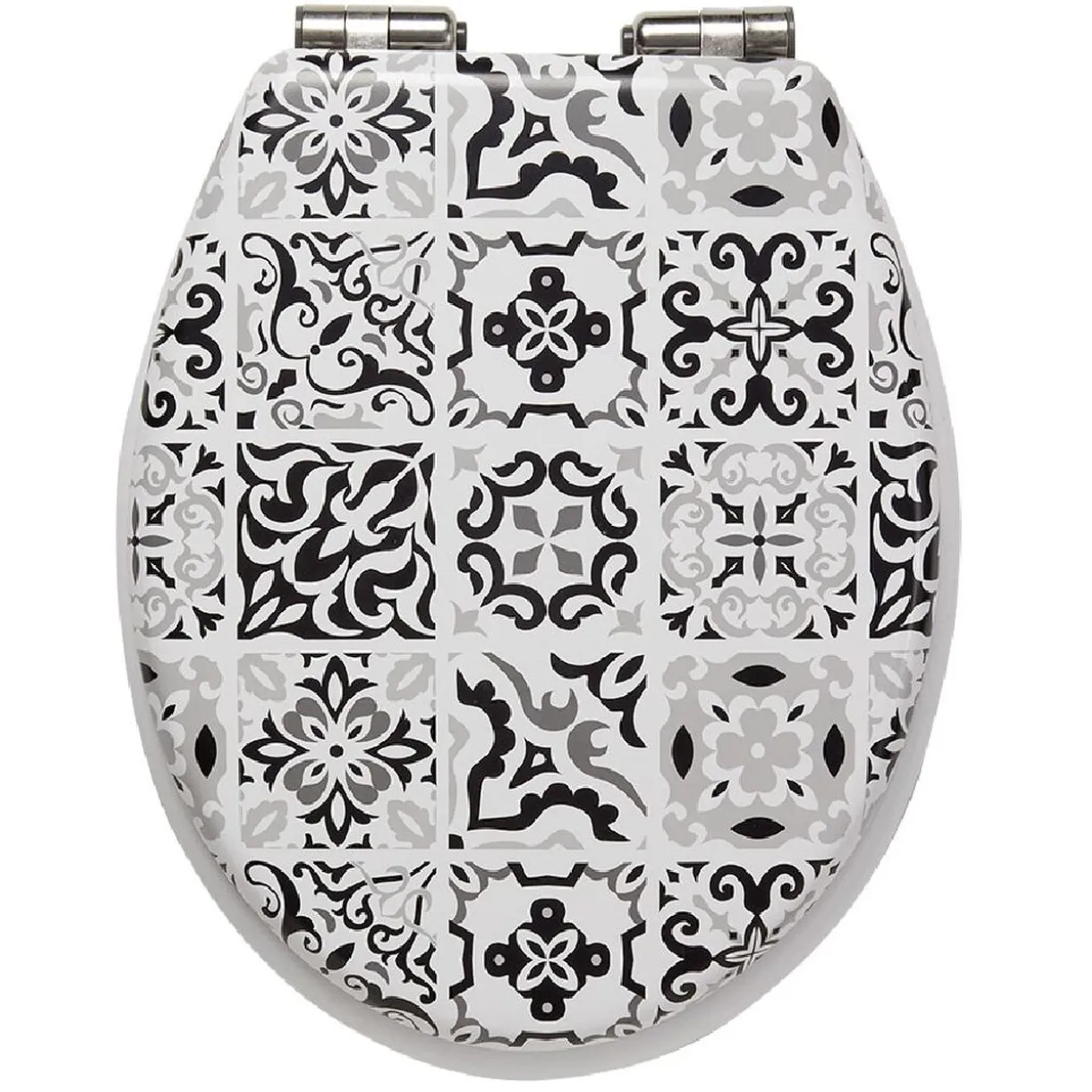 Abattant WC design carreau de ciment