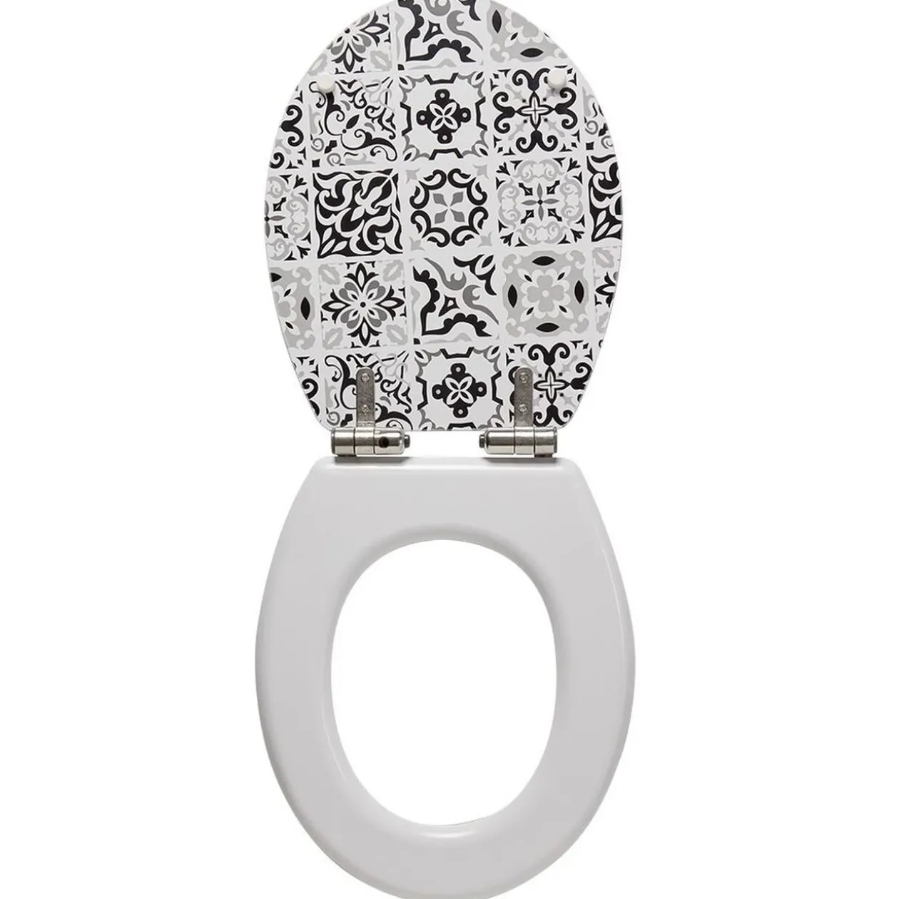 Abattant WC design carreau de ciment