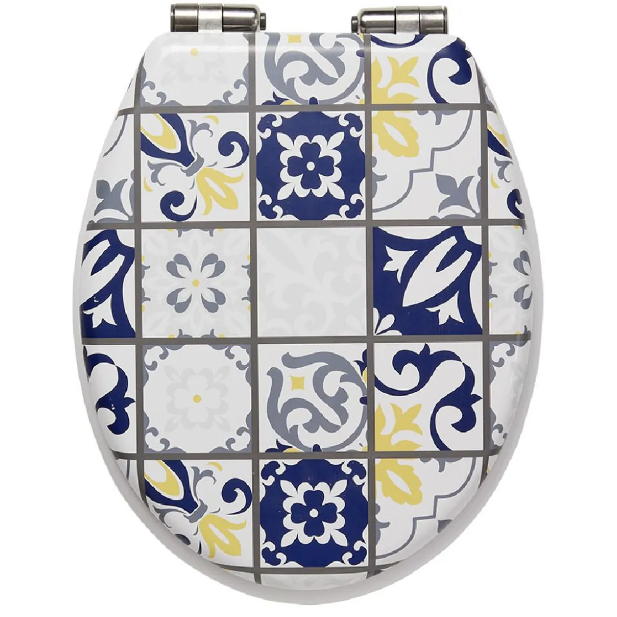 Abattant WC design carreau de ciment