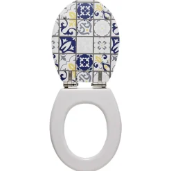 Abattant WC design carreau de ciment