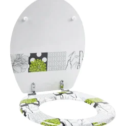 Abattant WC design fleur