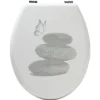 Abattant WC design galets