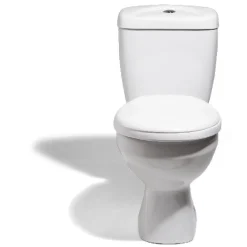 Abattant WC 2en1 adulte et enfant plastique blanc frein de chute