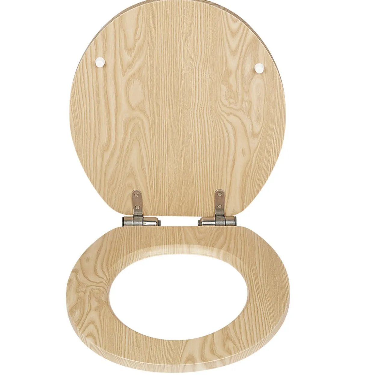 Abattant WC motif bois