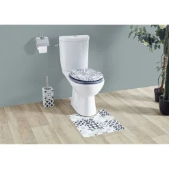 Abattant WC motif carreaux de ciment