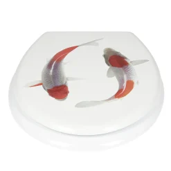 Abattant WC motif poisson