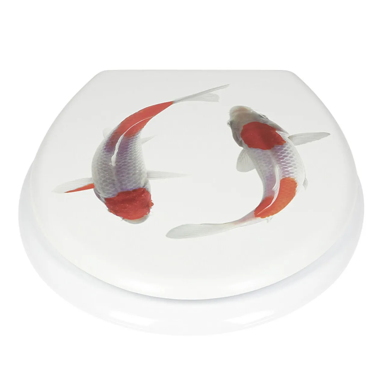 Abattant WC motif poisson