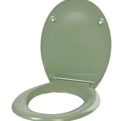 Abattant WC plastique duroplast vert foncé frein de chute