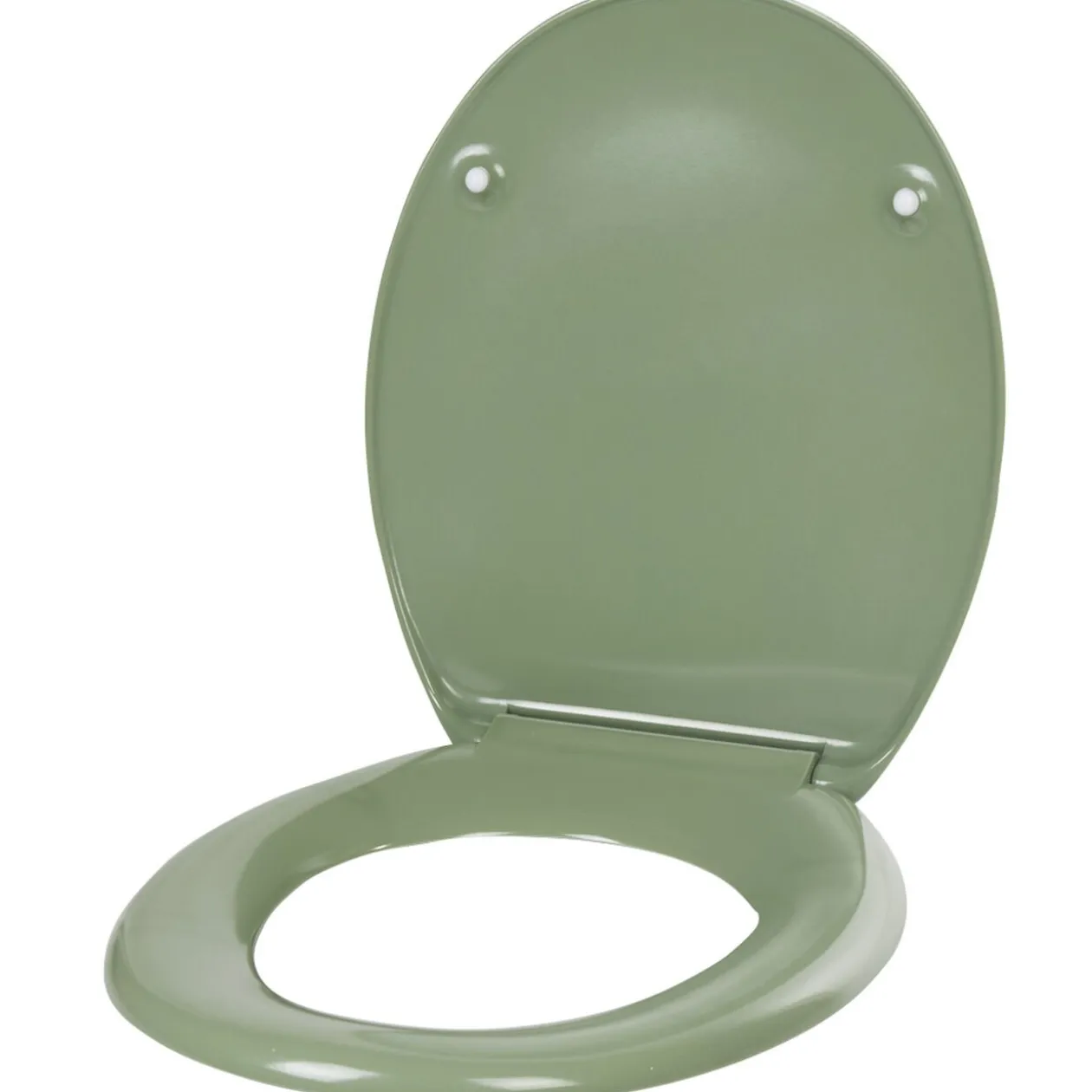 Abattant WC plastique duroplast vert foncé frein de chute