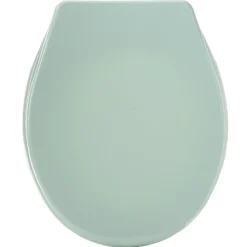 Abattant WC plastique uni vert d'eau