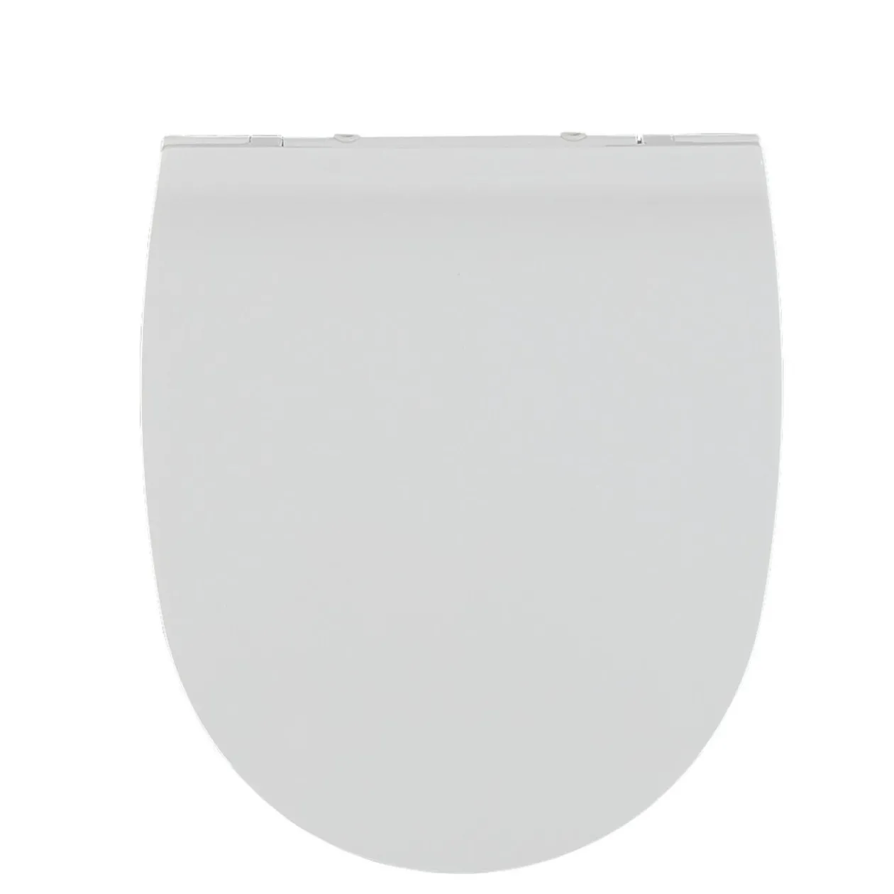 Abattant WC plat uni blanc