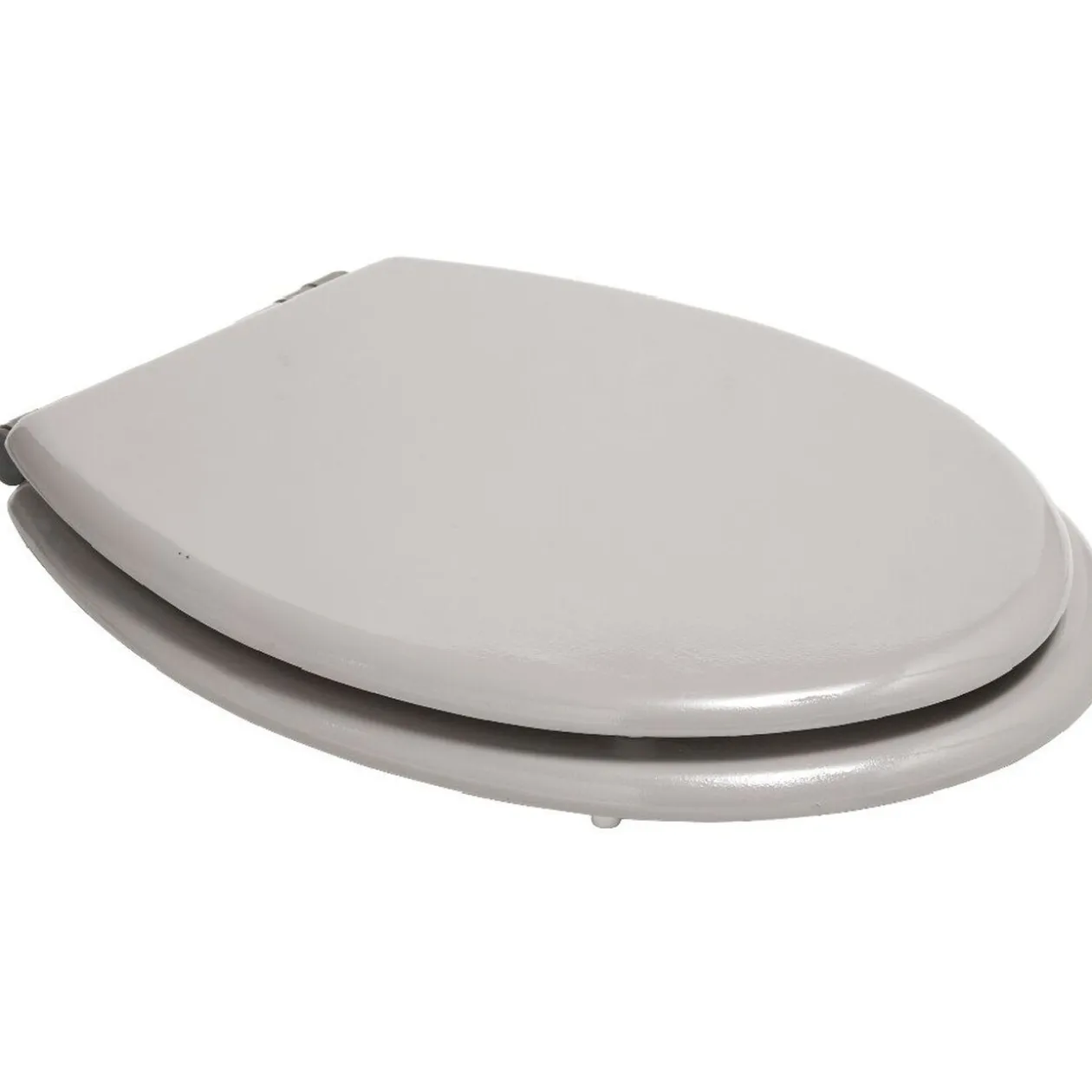 Abattant WC uni taupe avec frein de chute