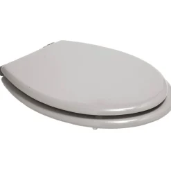 Abattant WC uni taupe avec frein de chute