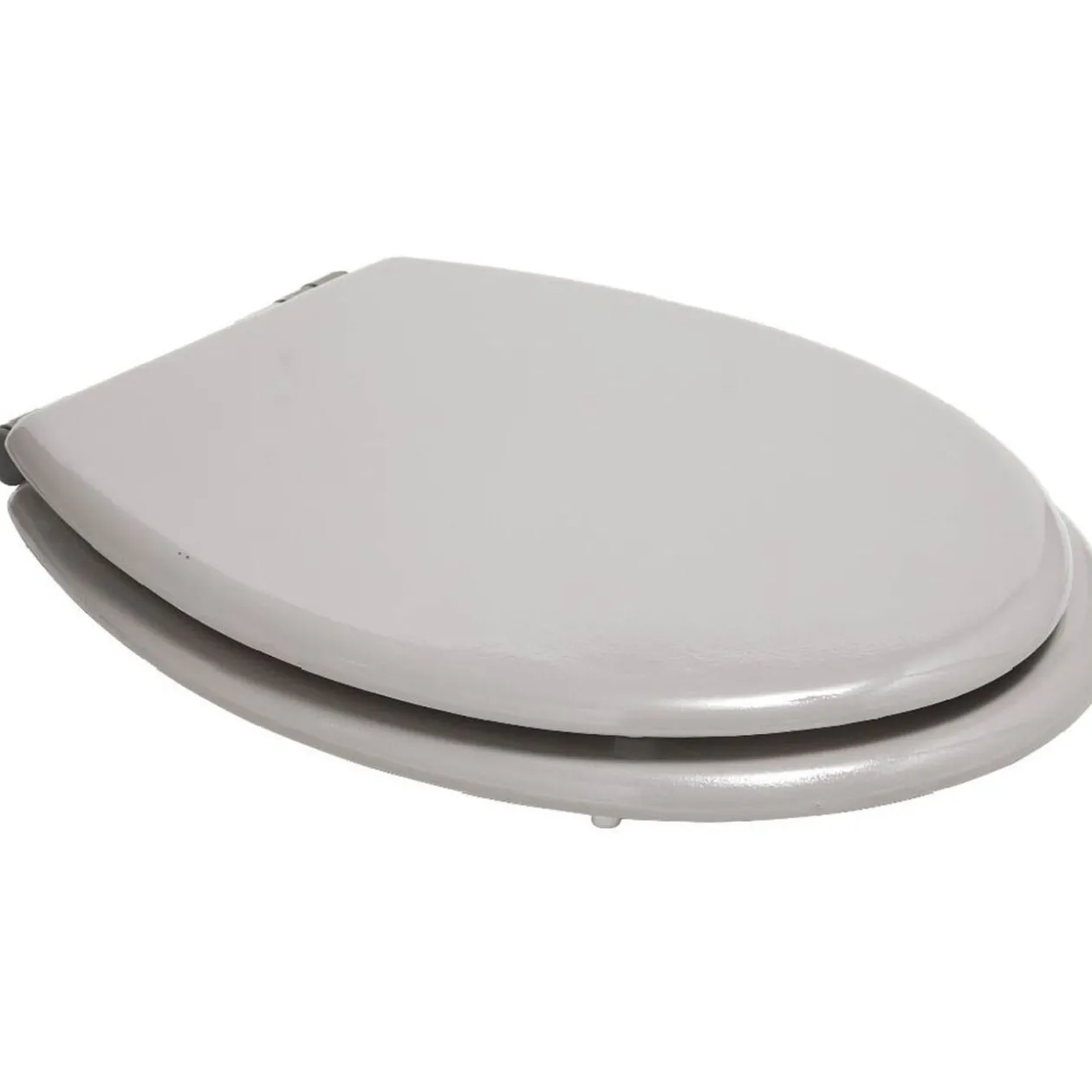 Abattant WC uni taupe avec frein de chute