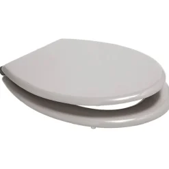 Abattant WC uni taupe avec frein de chute