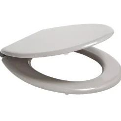 Abattant WC uni taupe avec frein de chute