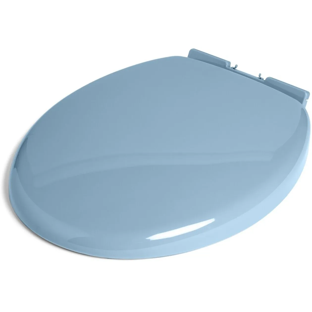 Abattant WC universel avec frein de chute 37x43cm bleu