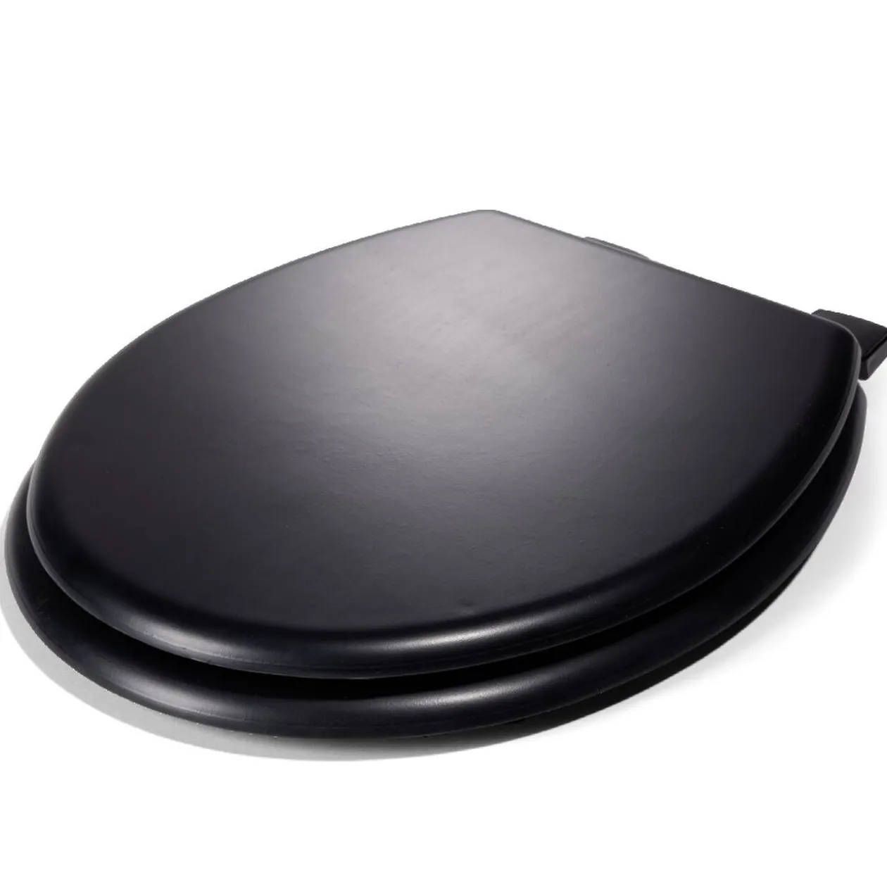 Abattant WC universel en bois noir