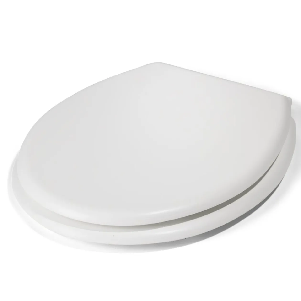 Abattant WC universel en bois blanc