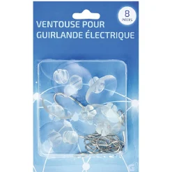 Accessoire de fixation déco de Noël x8