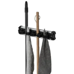 Accroche balai mural 5 crochets