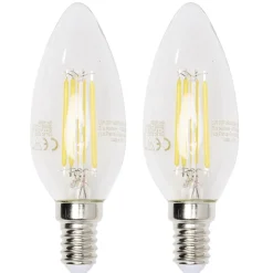 Ampoule à filament LED C35 E14 x2