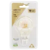 Ampoule déco ambrée blanc chaud E27 A60 7W 400lm
