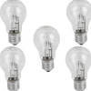 Ampoule halogène E27 42 Watts A55 x5