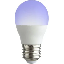 Ampoule LED E27 G45 couleurs changeantes avec télécommande 470lms