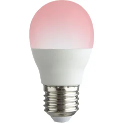 Ampoule LED E27 G45 couleurs changeantes avec télécommande 470lms