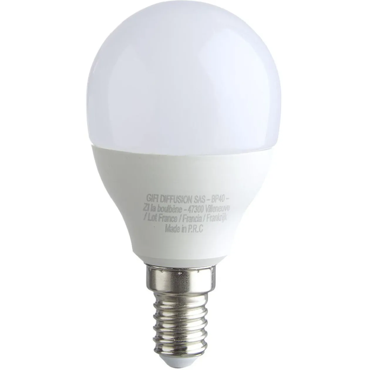 Ampoule LED E14 G45 couleurs changeantes avec télécommande 470lms