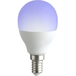Ampoule LED E14 G45 couleurs changeantes avec télécommande 470lms