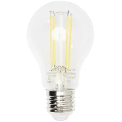 Ampoule LED filament E27 A60 Homday lumière chaude 806lms x2