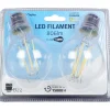 Ampoule LED filament Homday lumière chaude x2