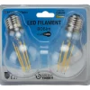 Ampoule LED filament Homday lumière chaude x2