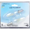 Ampoule LED filament Homday lumière chaude x2