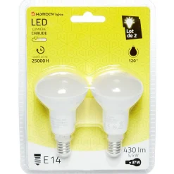 AMPOULE LED X2 E14 5.5W VER