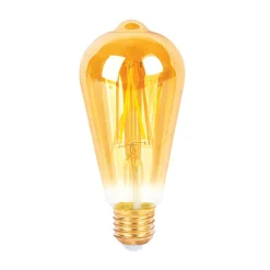 Ampoule longue ambrée LED connectée E27 40 W