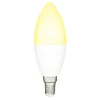Ampoule ovale LED connectée E14 40 W