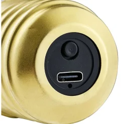 Ampoule USB rechargeable filament LED coeur rose Ø7xH12cm