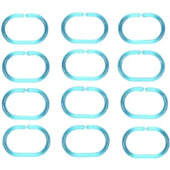 Anneau de douche transparent x12