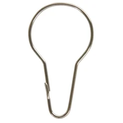 Anneau rideau de douche en métal x12