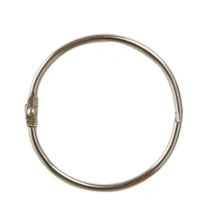 Anneau rideau de douche rond en métal x12